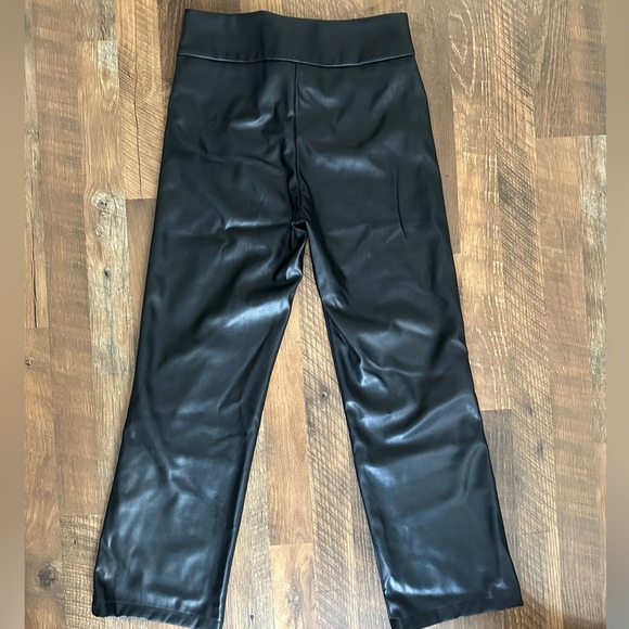 Steve Madden Straight Leg Leather Pants - Size Small - Picture 2 of 4